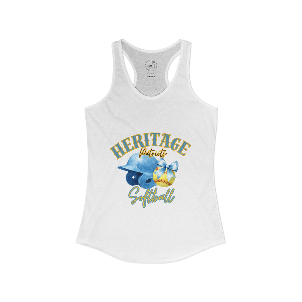 Heritage Patriots Softball Tank Women's Ideal Racerback Tank