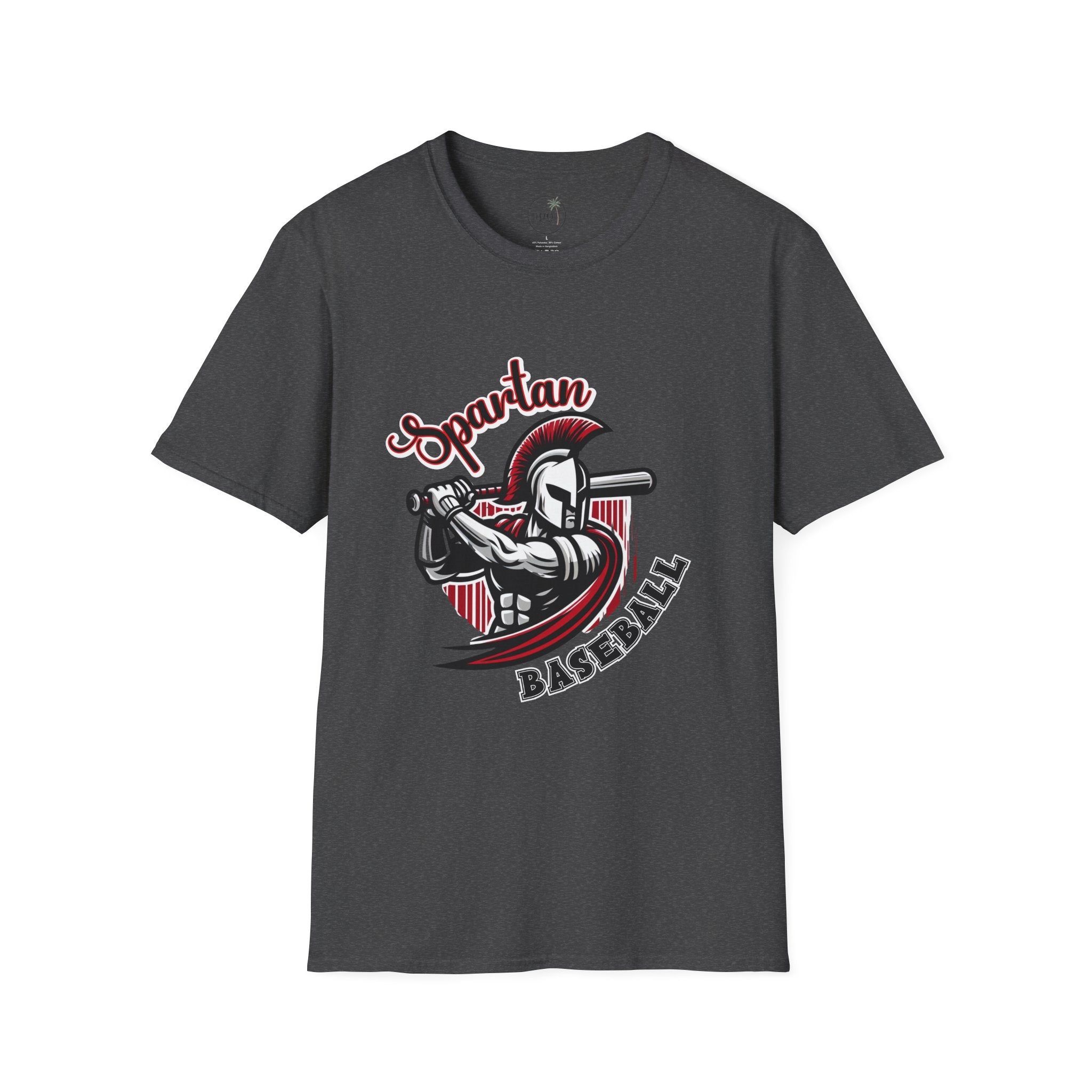 Spartan Baseball T-Shirt | Spartan Helmet Batter Sports Shirt