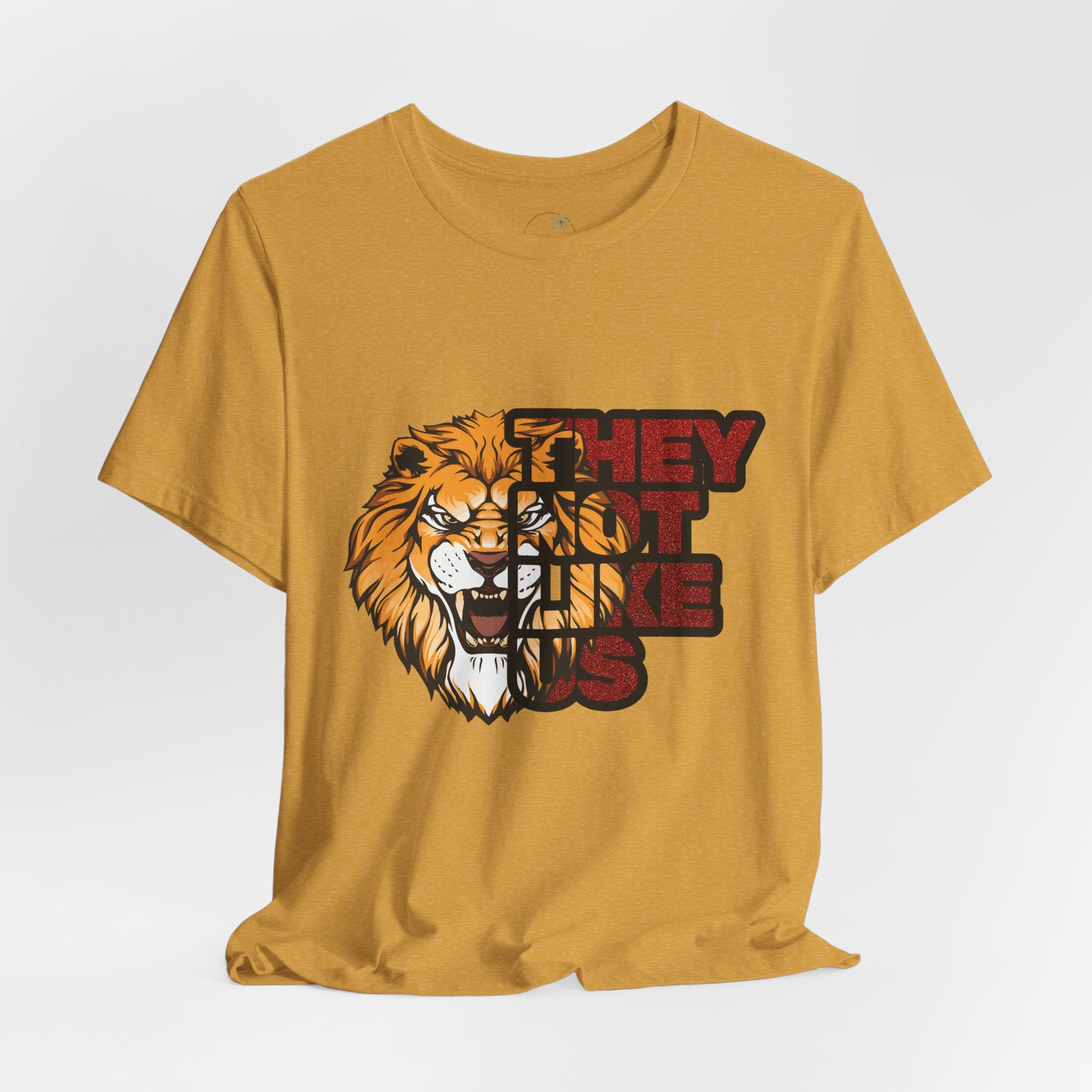 Lion They Not Like Us T-Shirt | Bold Graphic Tee | Sports Fan Pride Shirt | Liberty Lions Tee | Game Day Outfit