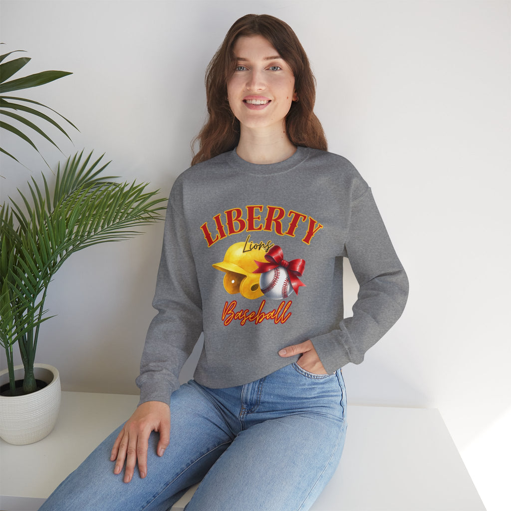 Liberty Highschool Baseball Unisex Heavy Blend™ Crewneck Sweatshirt