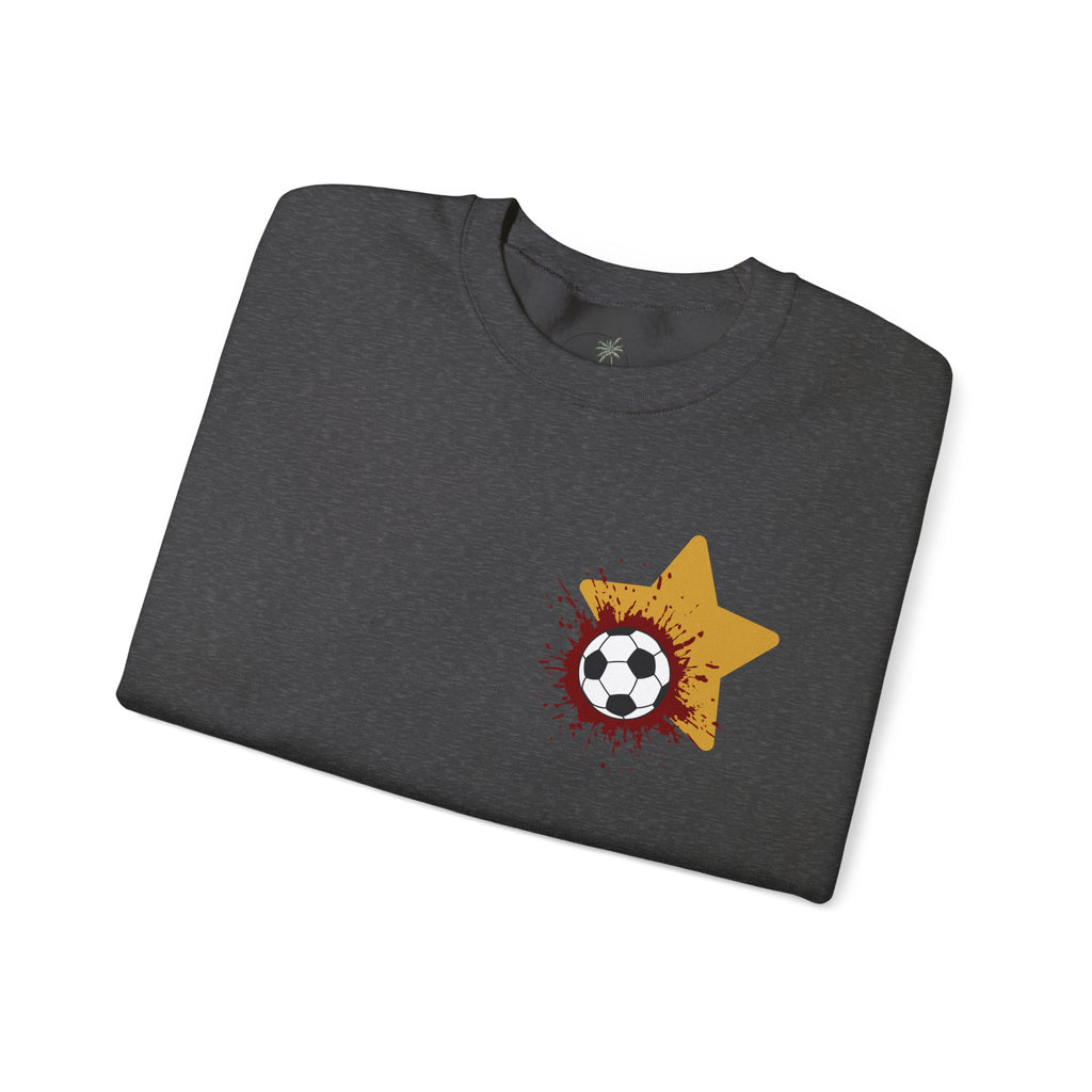 Liberty Soccer Player Crewneck Sweatshirt | My Favorite Player Back Print