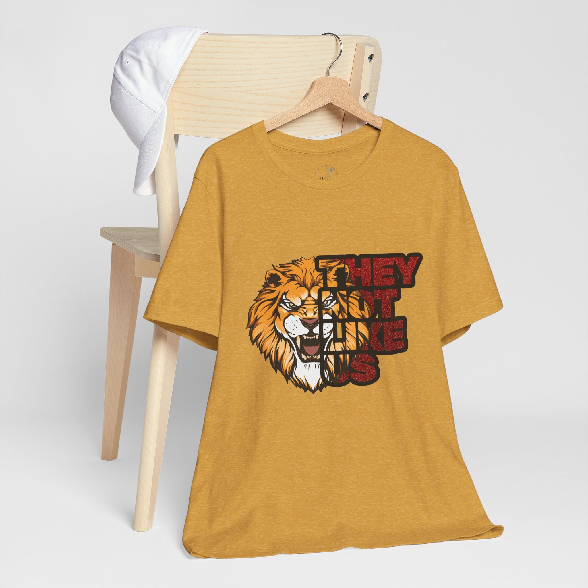 Lion They Not Like Us T-Shirt | Bold Graphic Tee | Sports Fan Pride Shirt | Liberty Lions Tee | Game Day Outfit