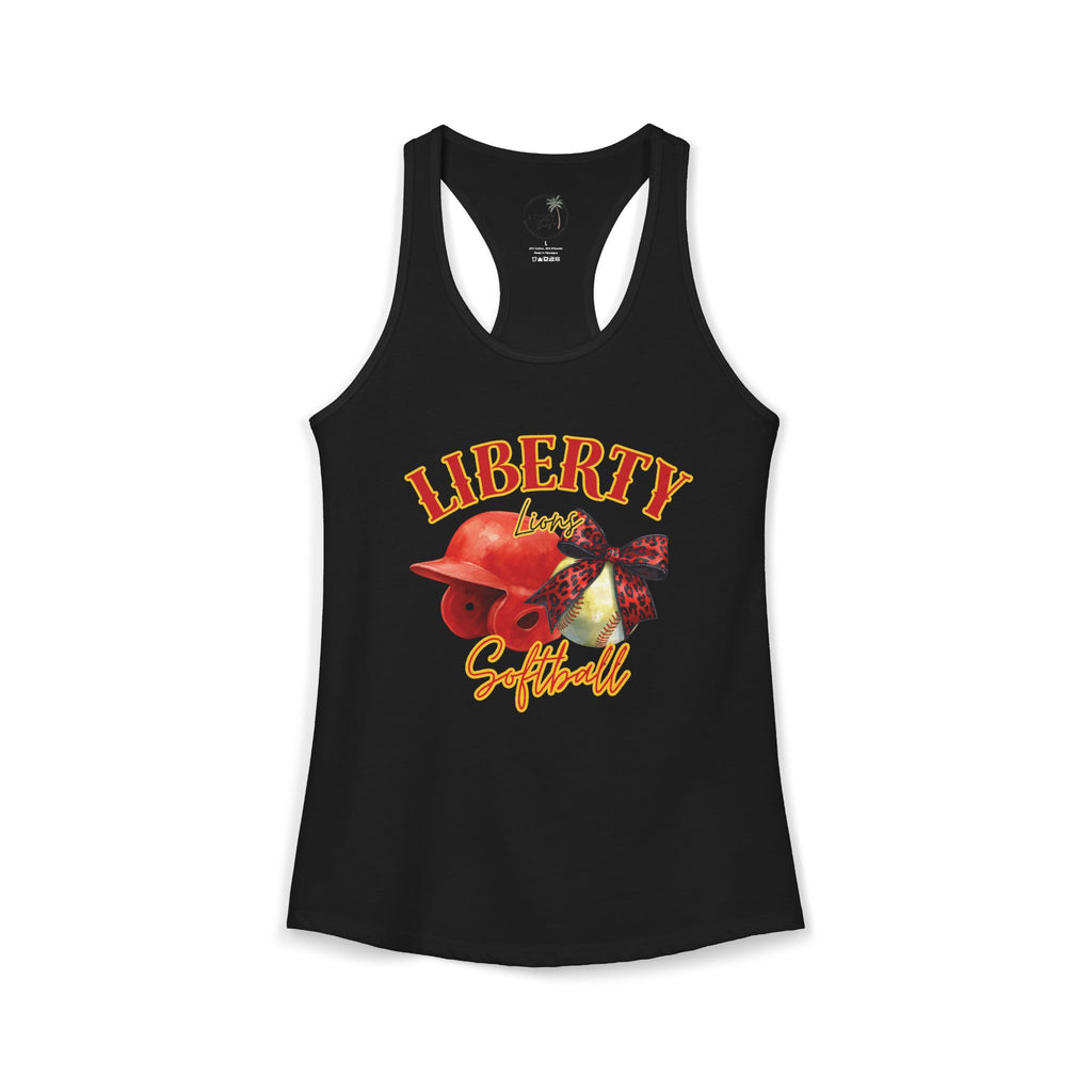 Liberty Lions Softball Women's Ideal Racerback Tank