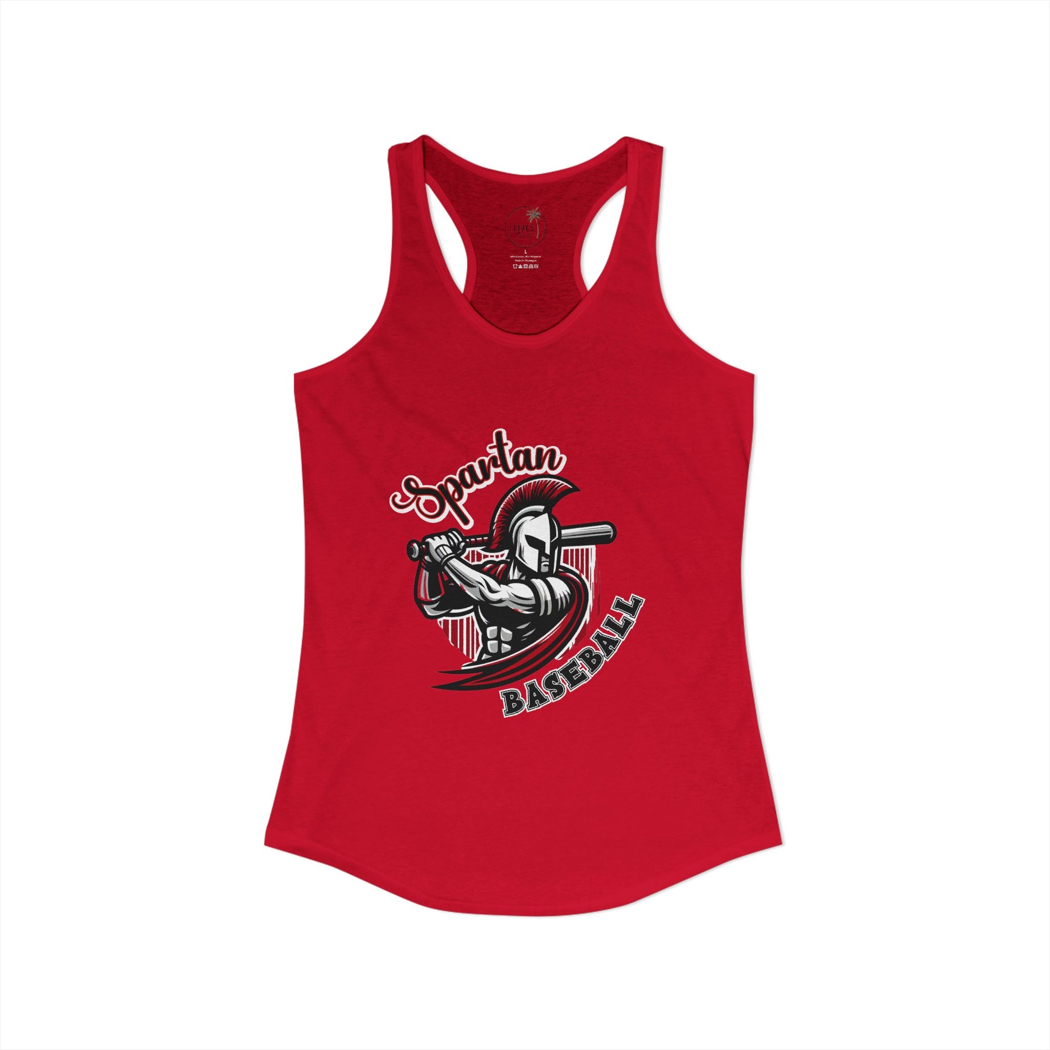 Spartan Baseball Tank Women's Ideal Racerback Tank