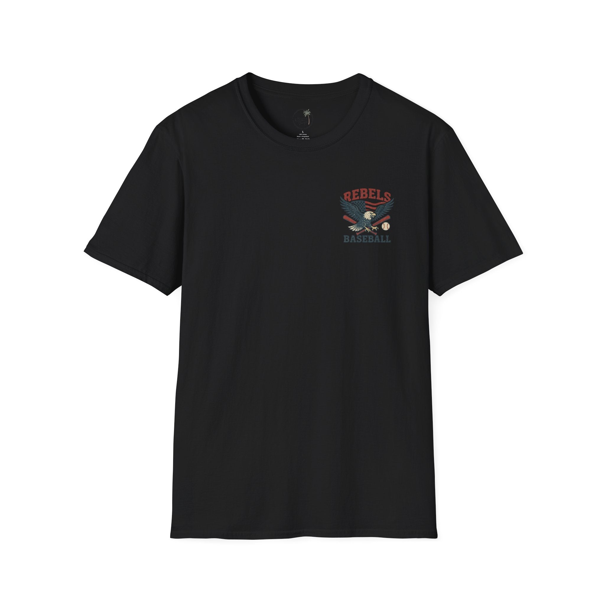 Rebels Eagle Baseball T-Shirt | Vintage Sports Team Shirt
