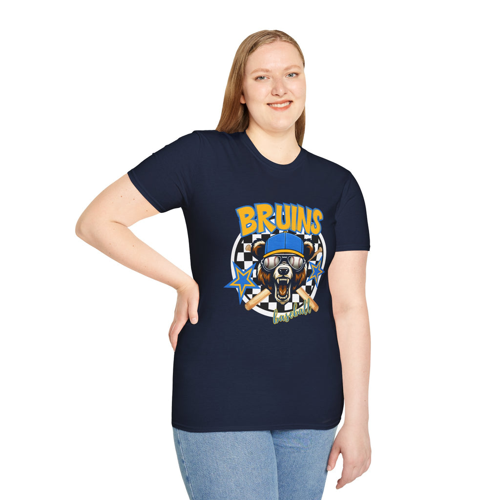 Bruins Bear Baseball T-Shirt | Vintage Mascot, Baseball Bats