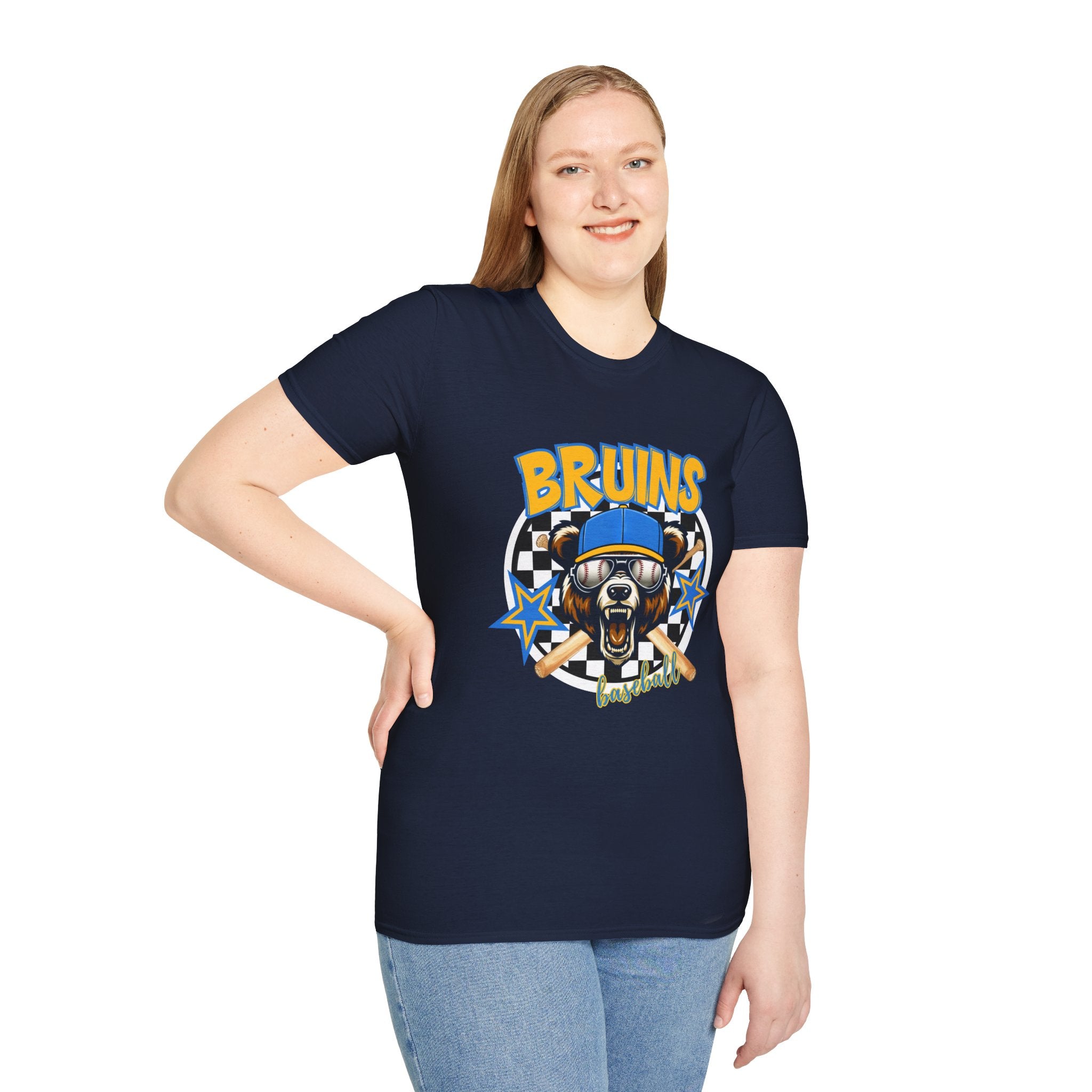 Bruins Bear Baseball T-Shirt | Vintage Mascot, Baseball Bats