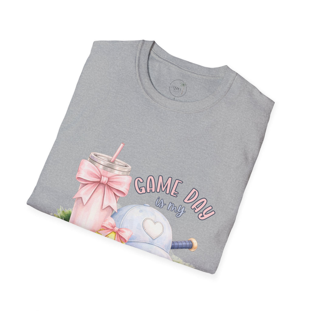 Softball Game Day is my Favorite T-Shirt | Baseball Cap, Cute Sports Design