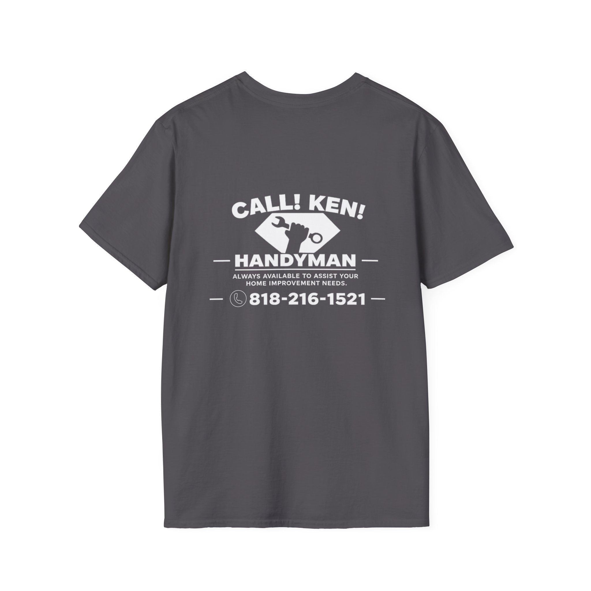 Call Ken! Handyman T-Shirt | Wrench Logo, Retro Trade Shirt