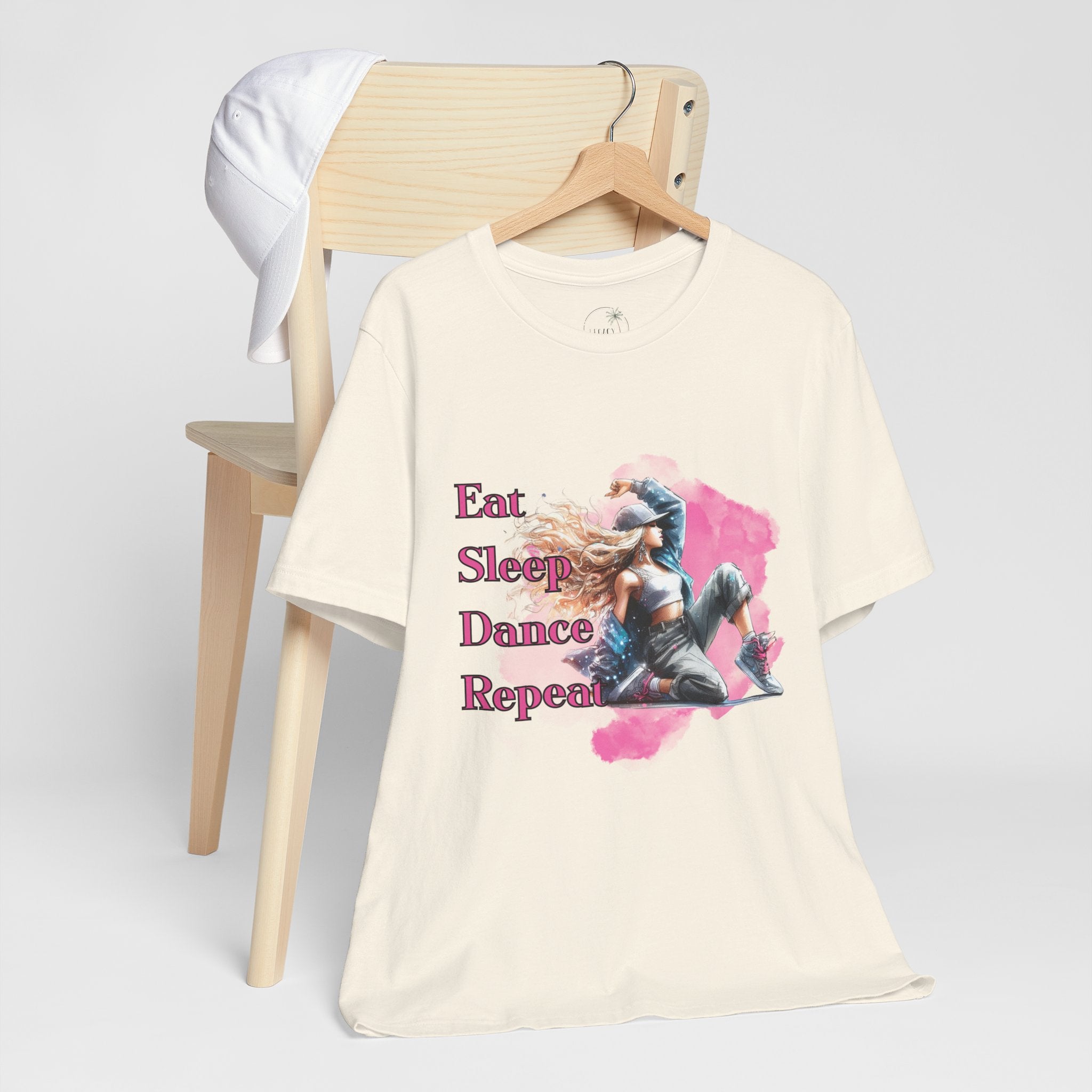 Eat Sleep Dance Repeat-Dance Lover's Unisex Tee, Gift for Dancers, Casual Dancewear, Festival Top, Unique Graphic Tee