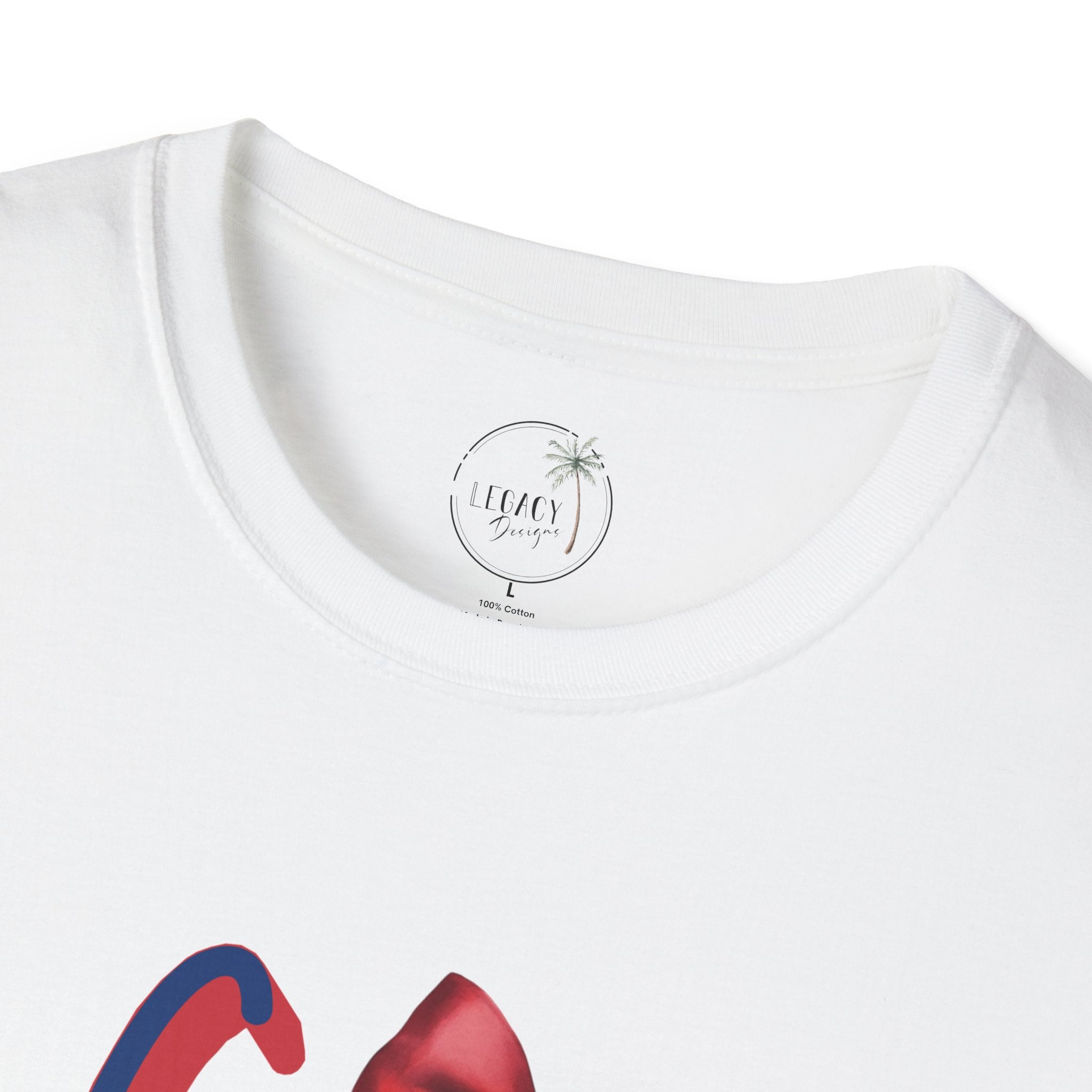 Go Eagles Volleyball with Red Bow T-Shirt | Go Eagles