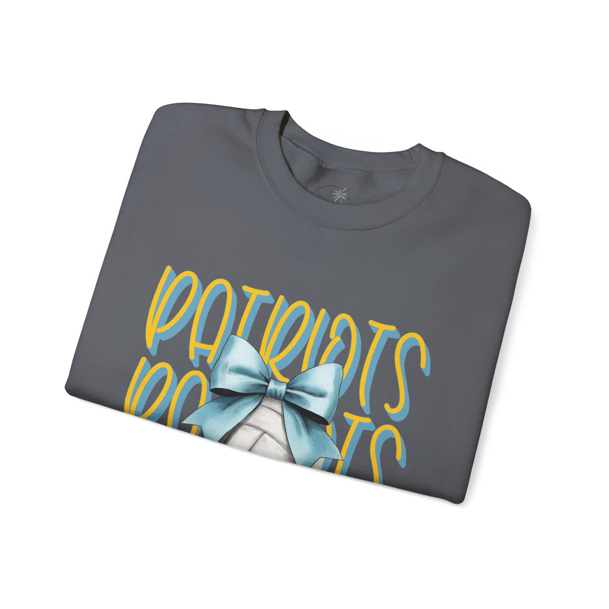 Heritage Patriots Volleyball Bow Crewneck Sweatshirt | Team Fan Apparel