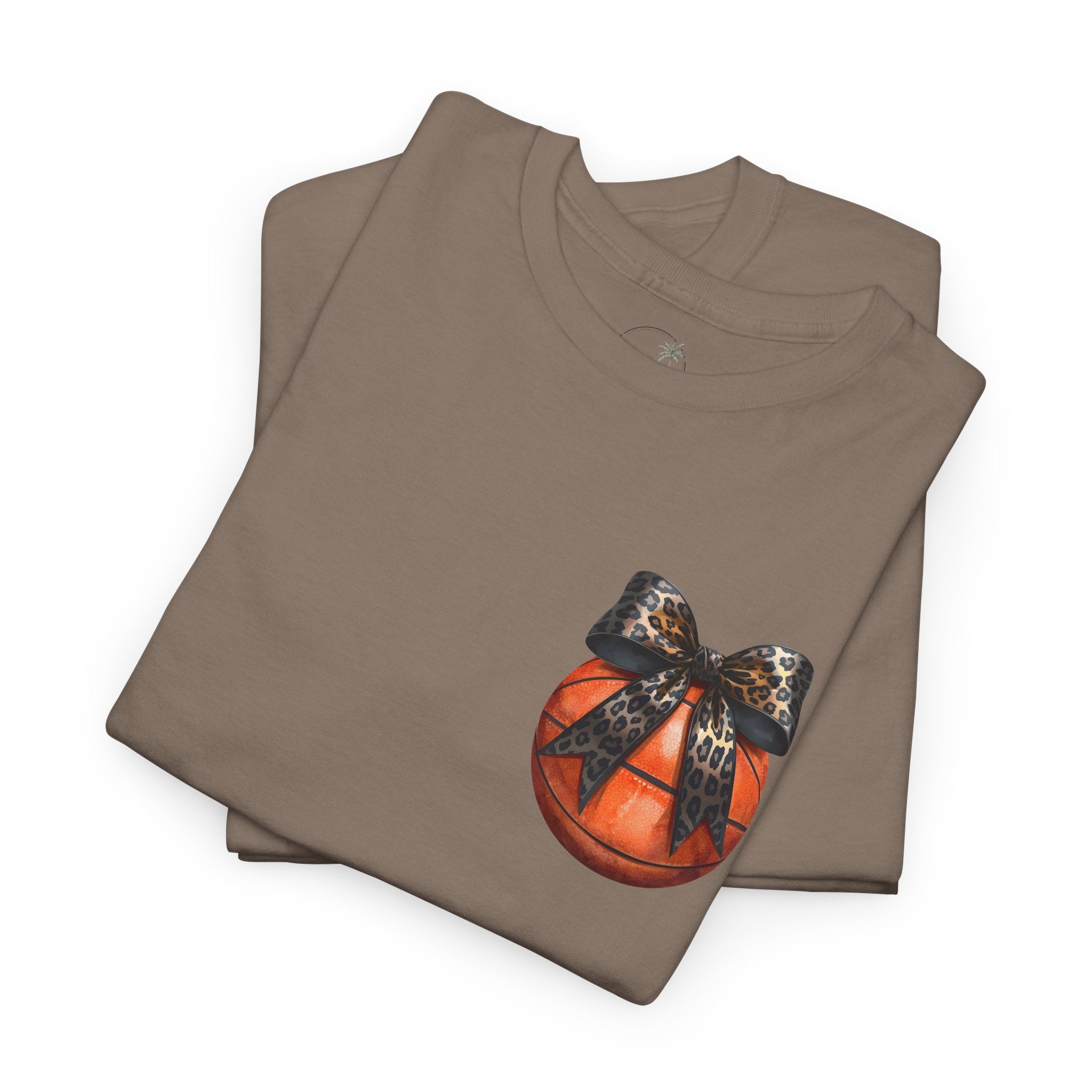 Basketball with Bow Tee | Spartans Script Back