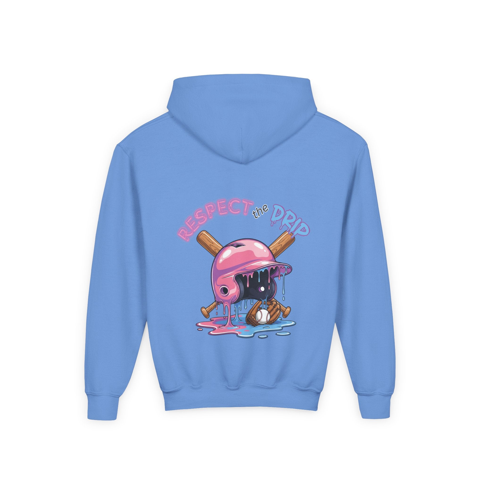 Respect the Drip Baseball Hoodie | Dripping Baseball Helmet Design