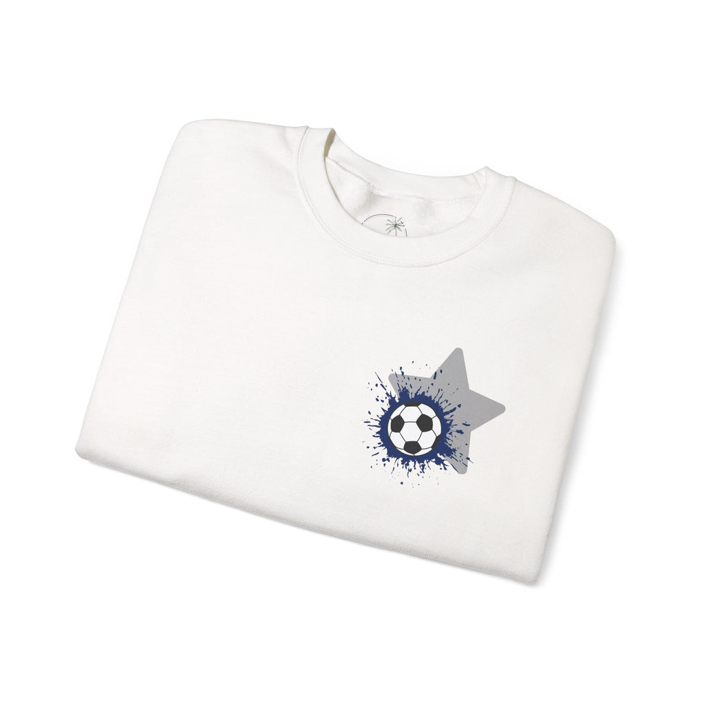 Freedom Falcons Soccer Player Crewneck Sweatshirt | My Favorite Player Back Print