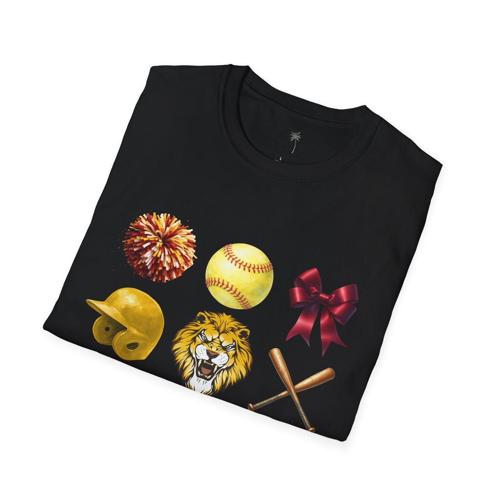 Liberty Lions Softball Team T-Shirt — Liberty Lions Graphic Tee
