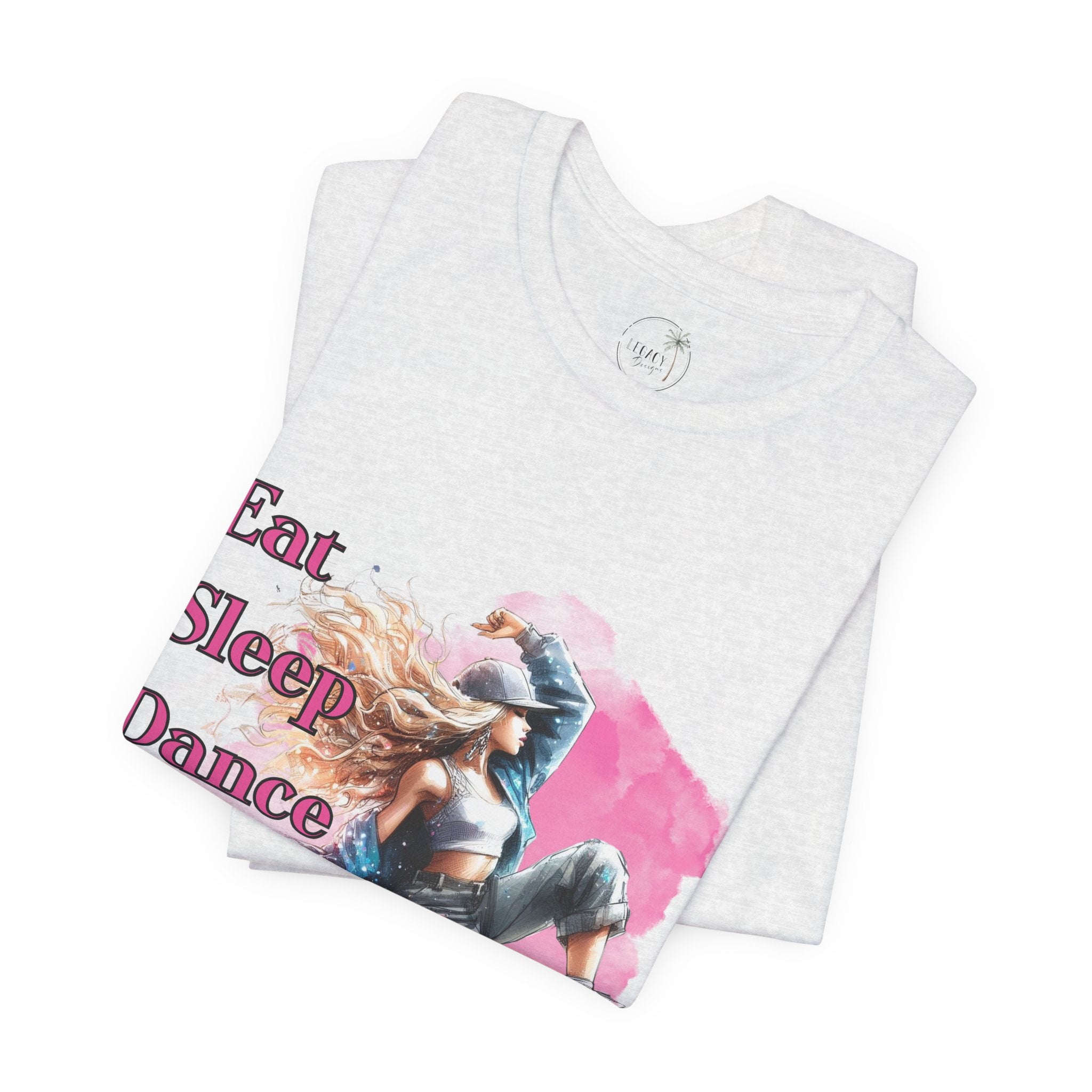 Eat Sleep Dance Repeat-Dance Lover's Unisex Tee, Gift for Dancers, Casual Dancewear, Festival Top, Unique Graphic Tee