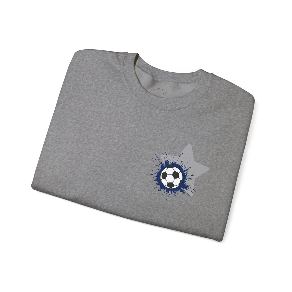 Freedom Falcons Soccer Player Crewneck Sweatshirt | My Favorite Player Back Print
