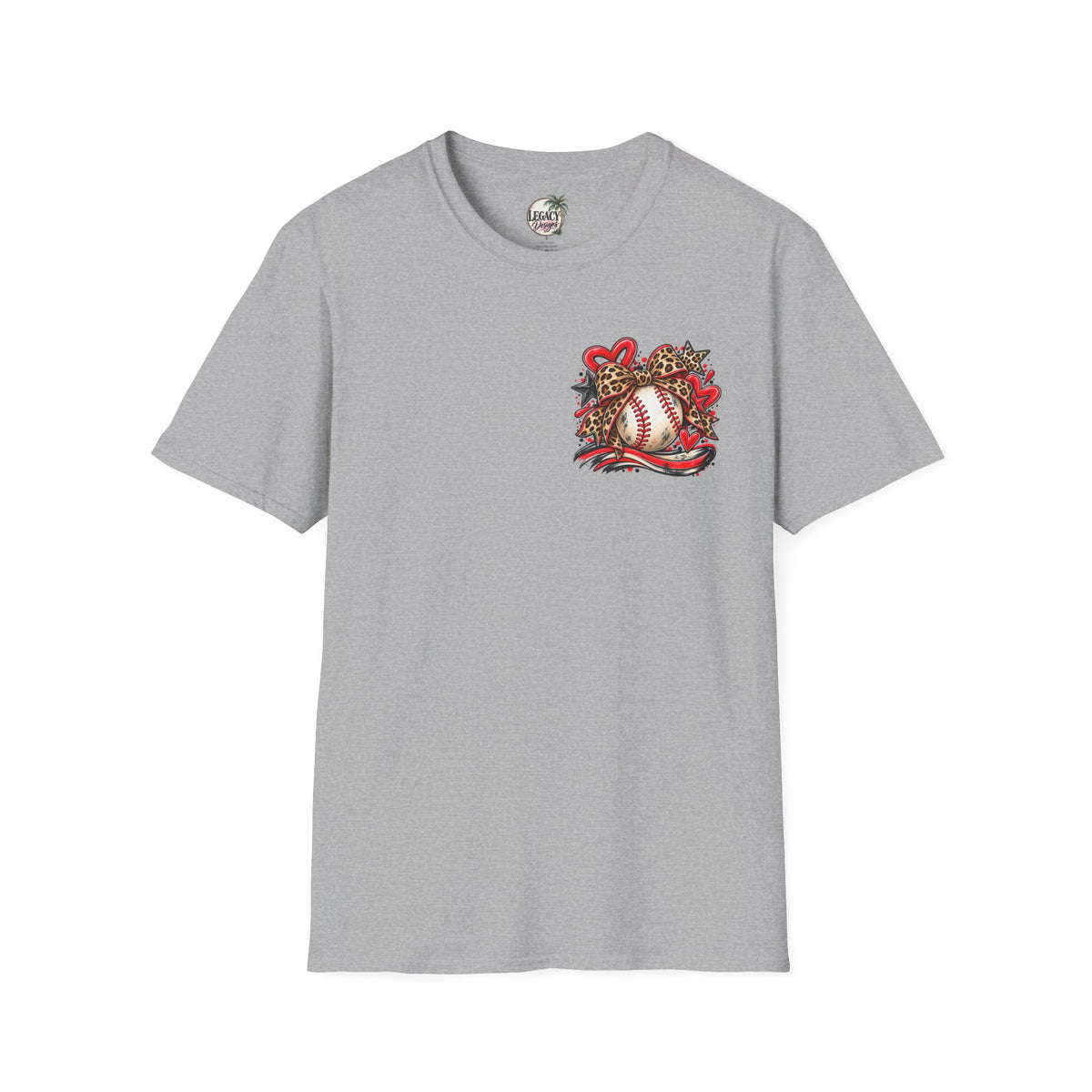 Baseball Mom T-Shirt | Heartfelt Script, Vintage Baseball Graphic