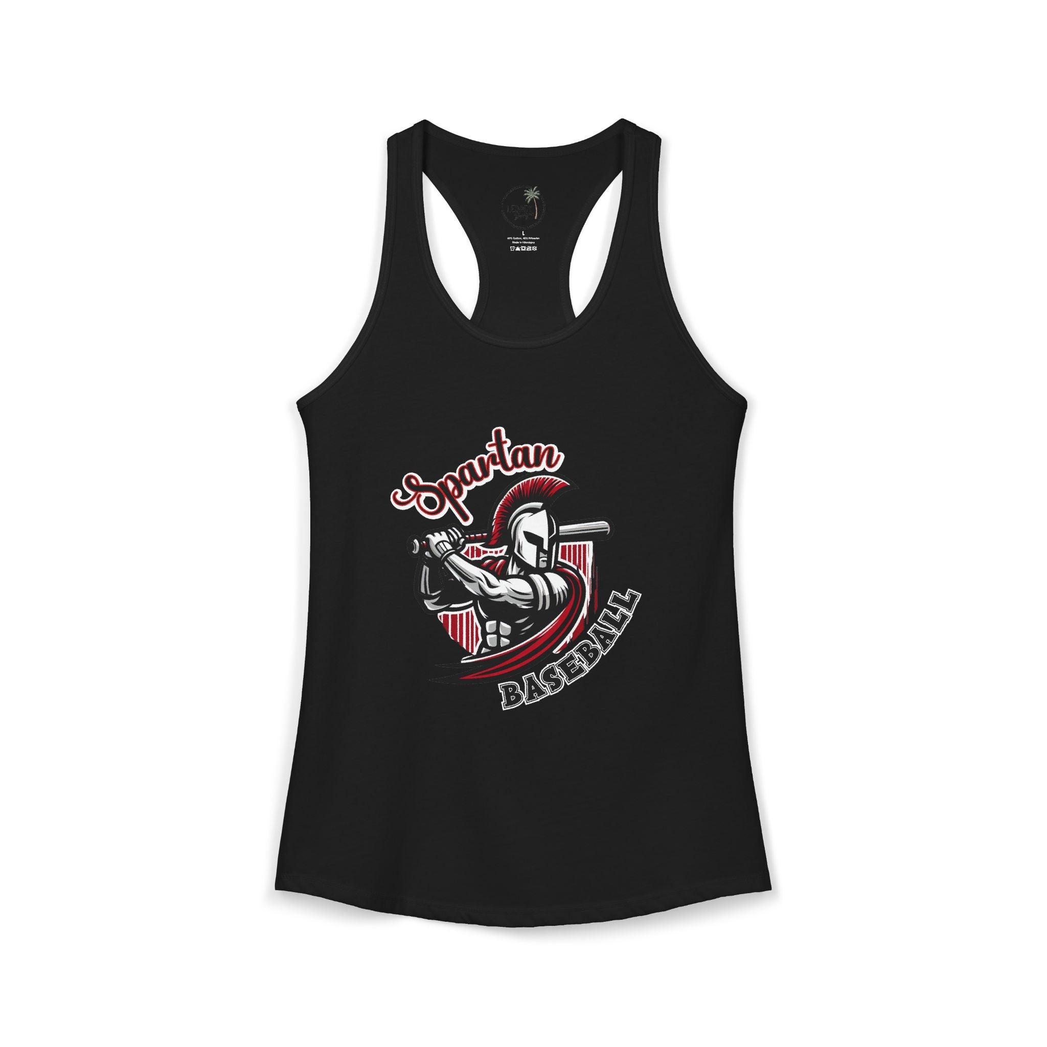 Spartan Baseball Tank Women's Ideal Racerback Tank
