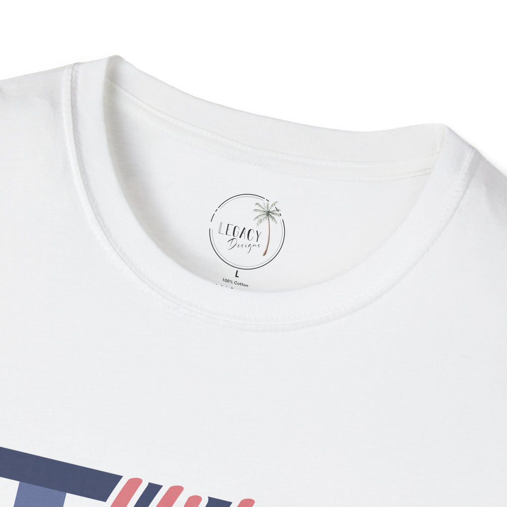 Preppy Hit the Dang Ball T-Shirt | Girly Baseball Graphic, Glove and Helmet Illustration