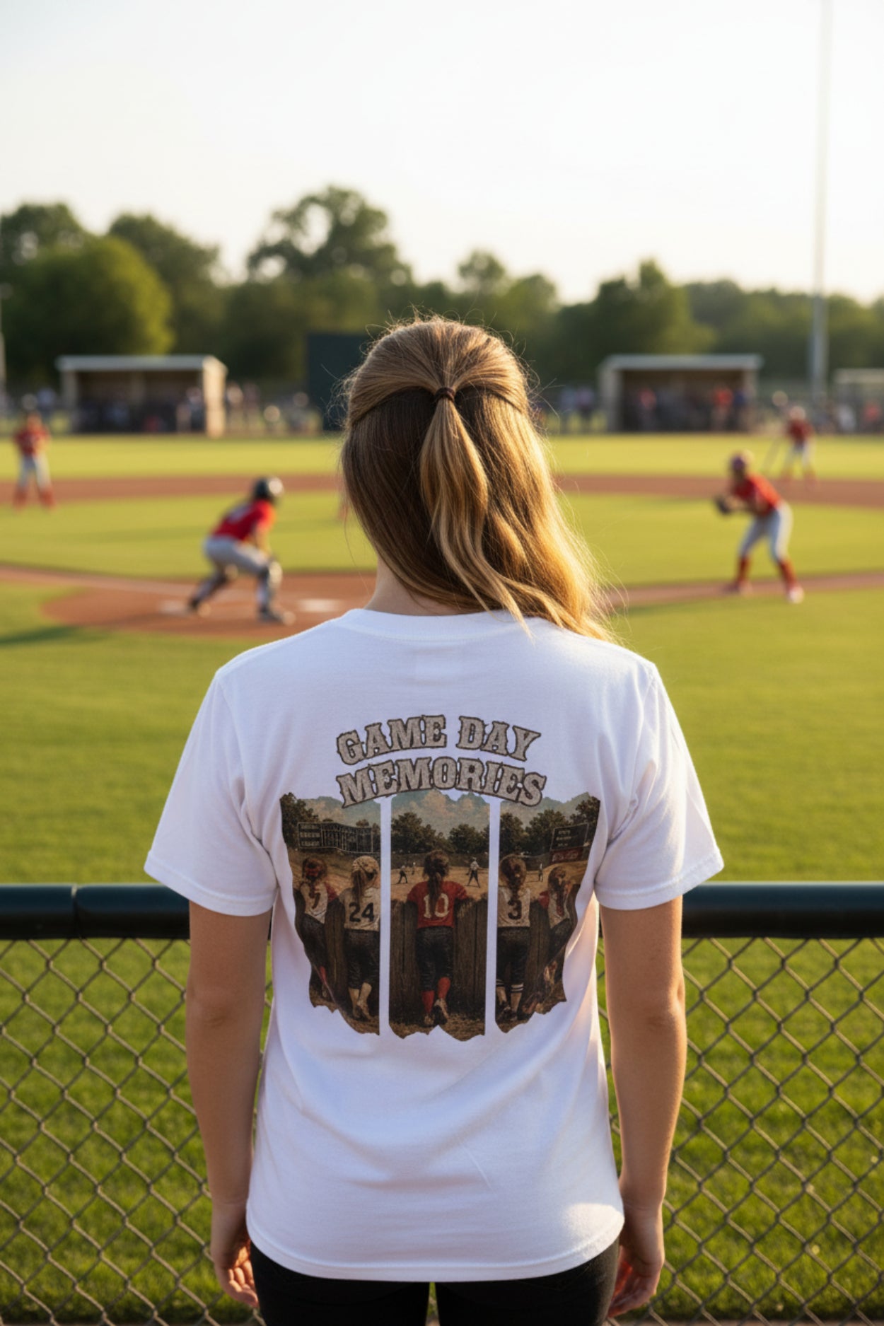 Softball Game Day Memories Shirt, Nostalgic Softball Mom Tee, Girls Softball Graphic, Softball Parent Gift, Tournament Shirt