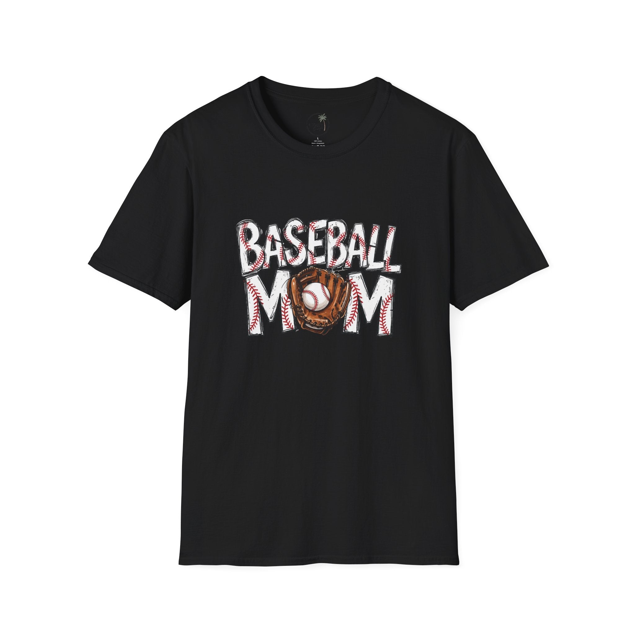 Baseball Mom T-Shirt | Baseball Ball Graphic, Mom Lettering
