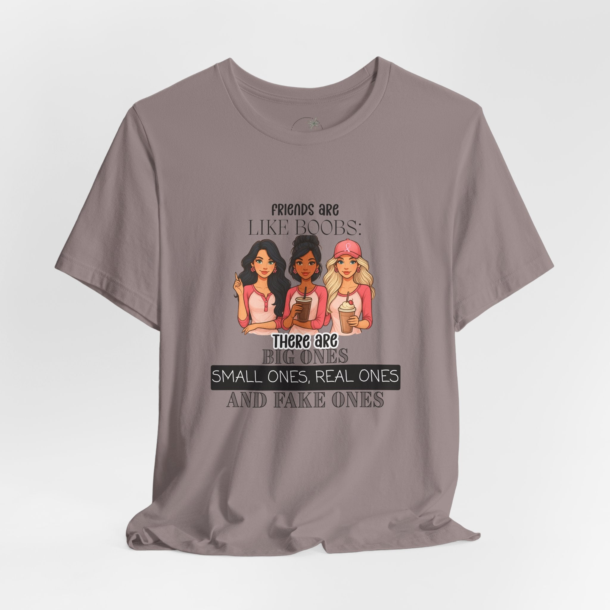 Funny Friends Are Like Boobs T-Shirt  Womens Graphic Tee, Best Friend Gift, Girls Trip Shirt, Humor Tee