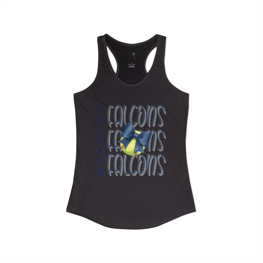 Falcons Softball Tank Women's Ideal Racerback Tank