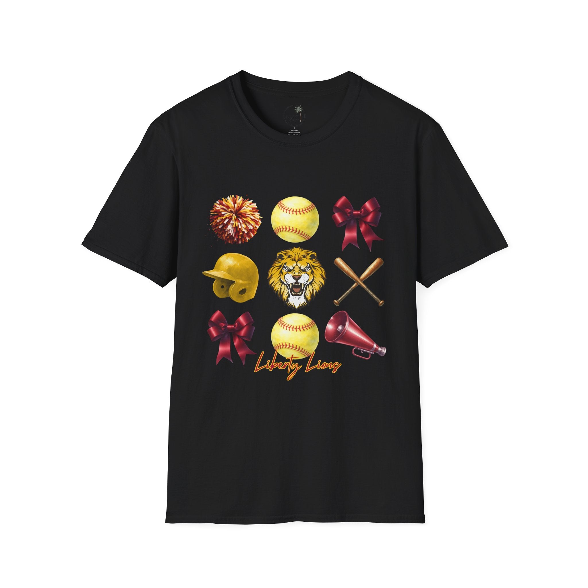 Liberty Lions Softball Team T-Shirt — Liberty Lions Graphic Tee