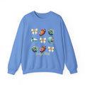 Football Cheer Icons Sweatshirt | Helmet, Pom-Poms, Megaphone