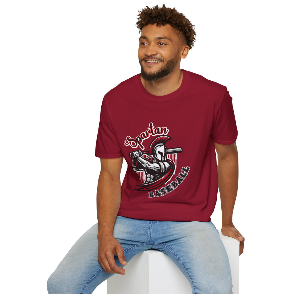 Spartan Baseball T-Shirt | Spartan Helmet Batter Sports Shirt