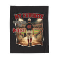 My Favorite Player Calls Me Nana Velveteen Blanket | Baseball Stadium Design