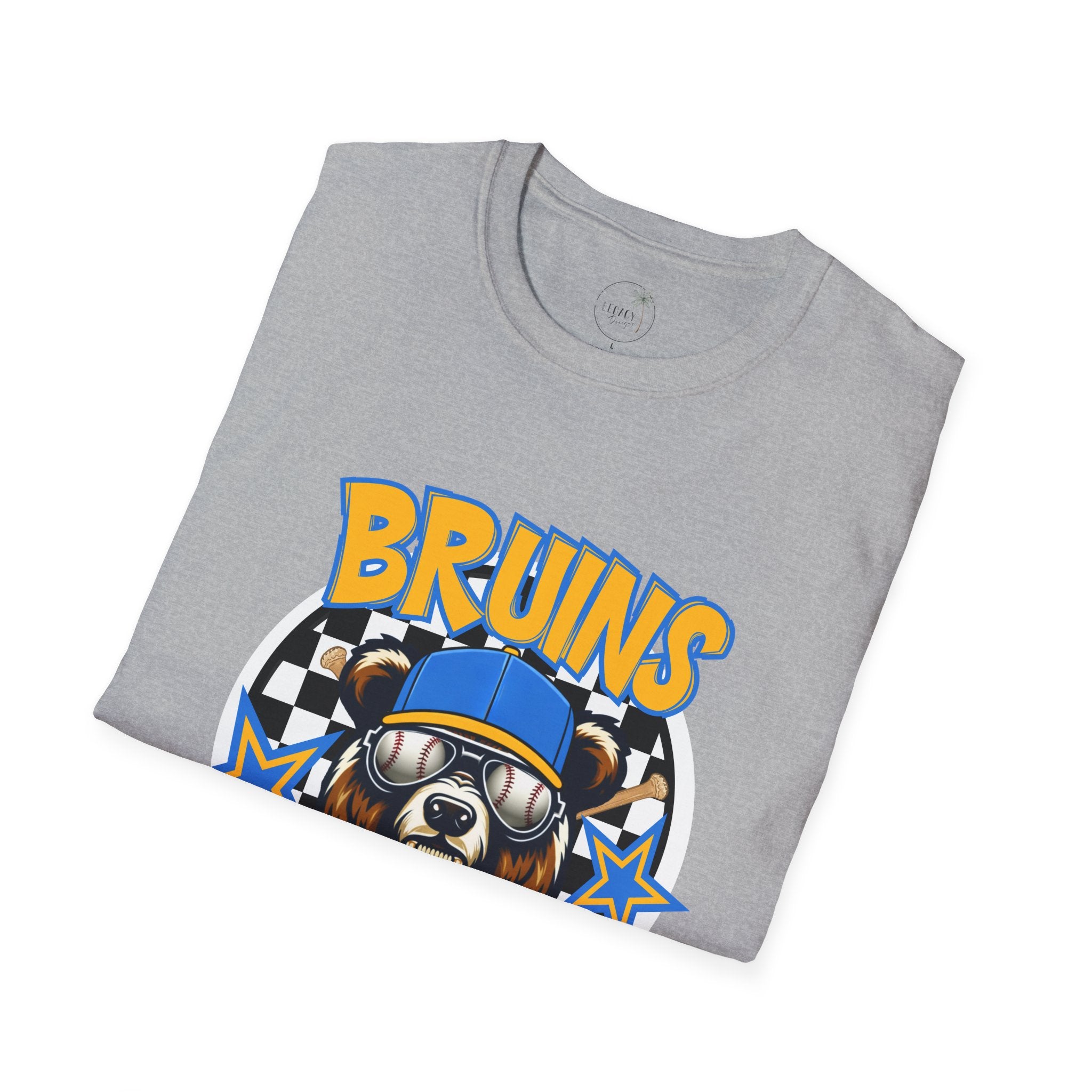 Bruins Bear Baseball T-Shirt | Vintage Mascot, Baseball Bats