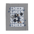 Cheerleader Plush Blanket - Cozy Throw for Sports Fans, Team Spirit Decor, Cheerleader Gift, Cheerleading Enthusiast, Soft Plush Blanket