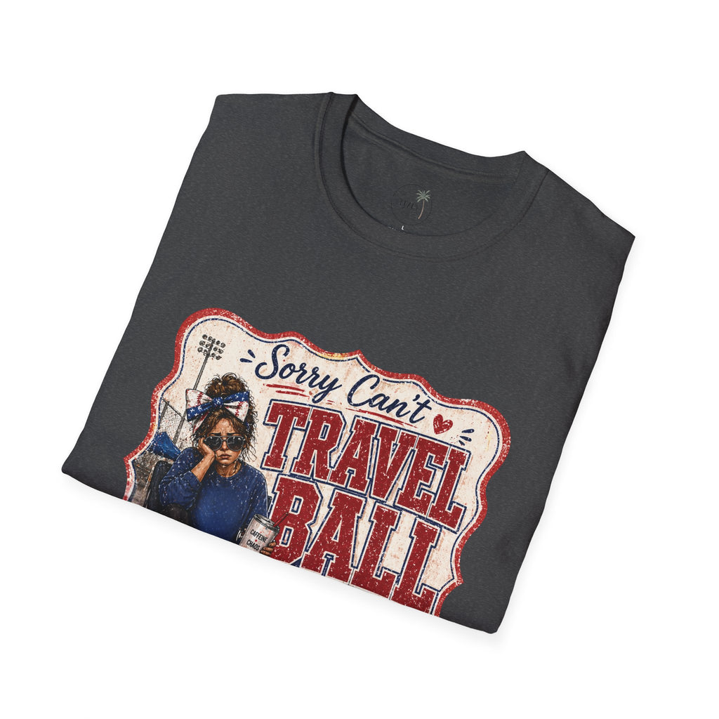 Funny Travel Baseball Mom Shirt, Weekend Tournament Mom Tee, Relatable Sports Mom Graphic, Chaotic Mom Life Tee