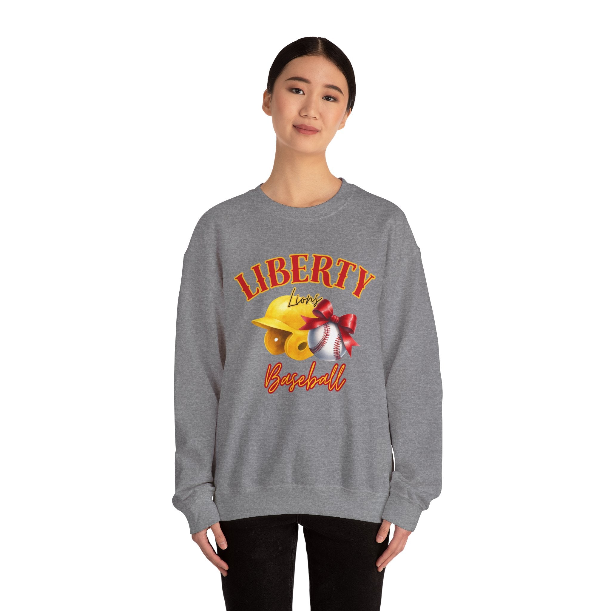 Liberty Highschool Baseball Unisex Heavy Blend™ Crewneck Sweatshirt