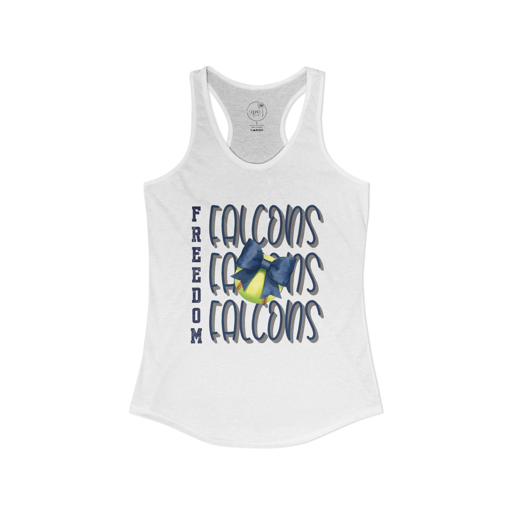 Falcons Softball Tank Women's Ideal Racerback Tank