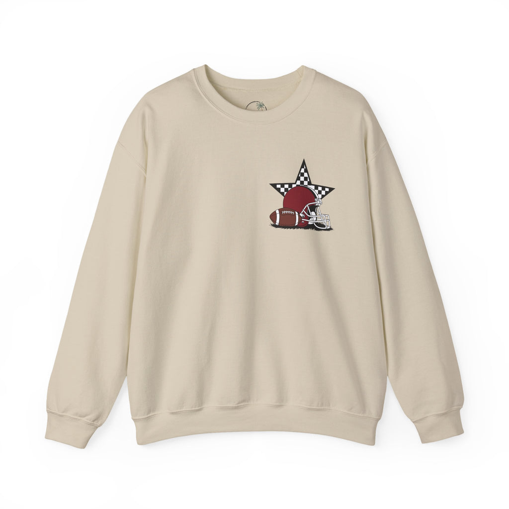 My Favorite Player Calls Me Mom Crewneck Sweatshirt, Family Sweatshirt, Sports Mom Gift, Football Sweatshirt, Unisex Casual Wear