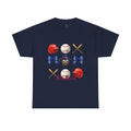 Rebels Baseball Helmet & Bats T-Shirt | Baseball Icons, Bow, Player Portrait