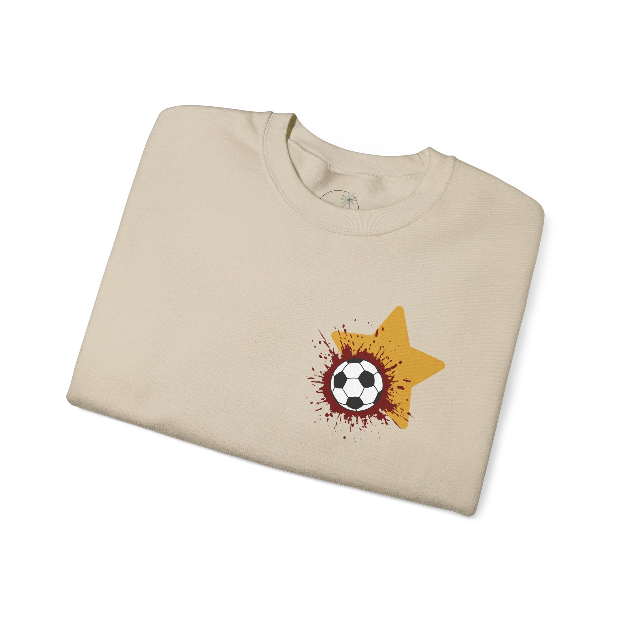 Liberty Soccer Player Crewneck Sweatshirt | My Favorite Player Back Print