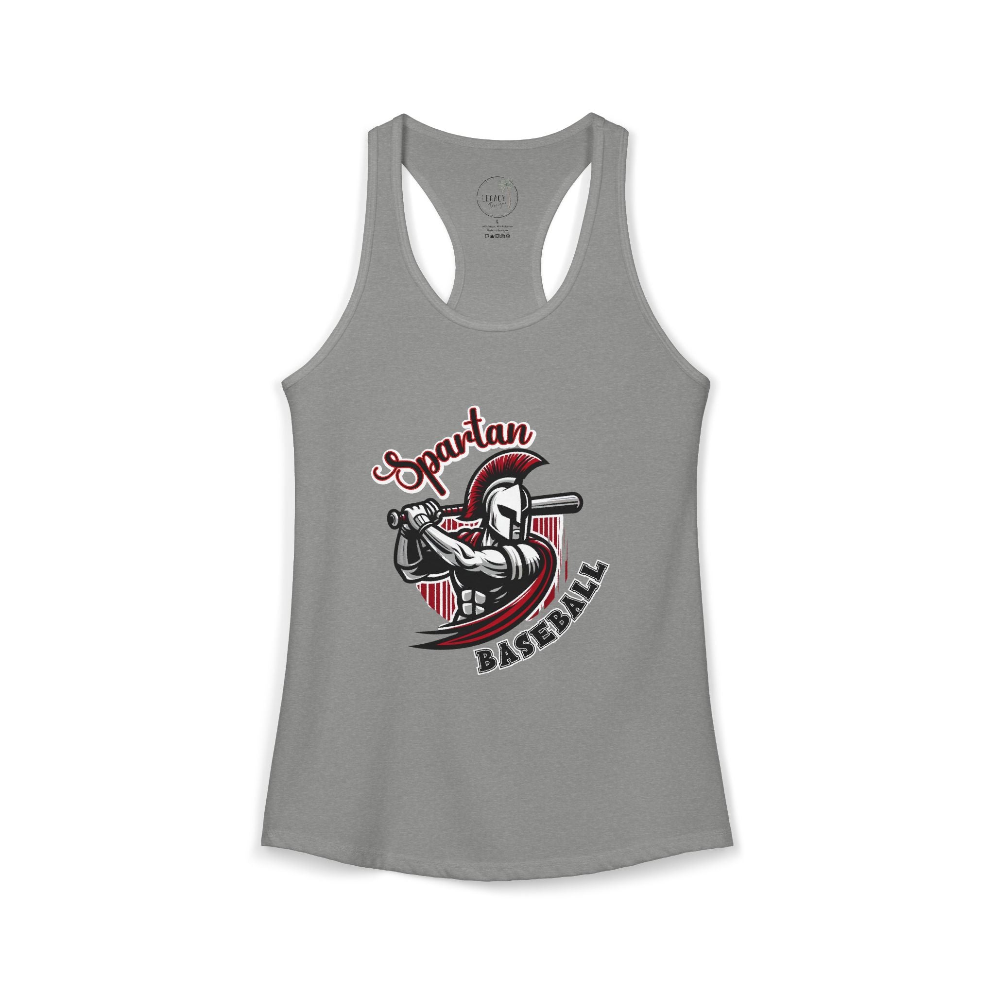 Spartan Baseball Tank Women's Ideal Racerback Tank