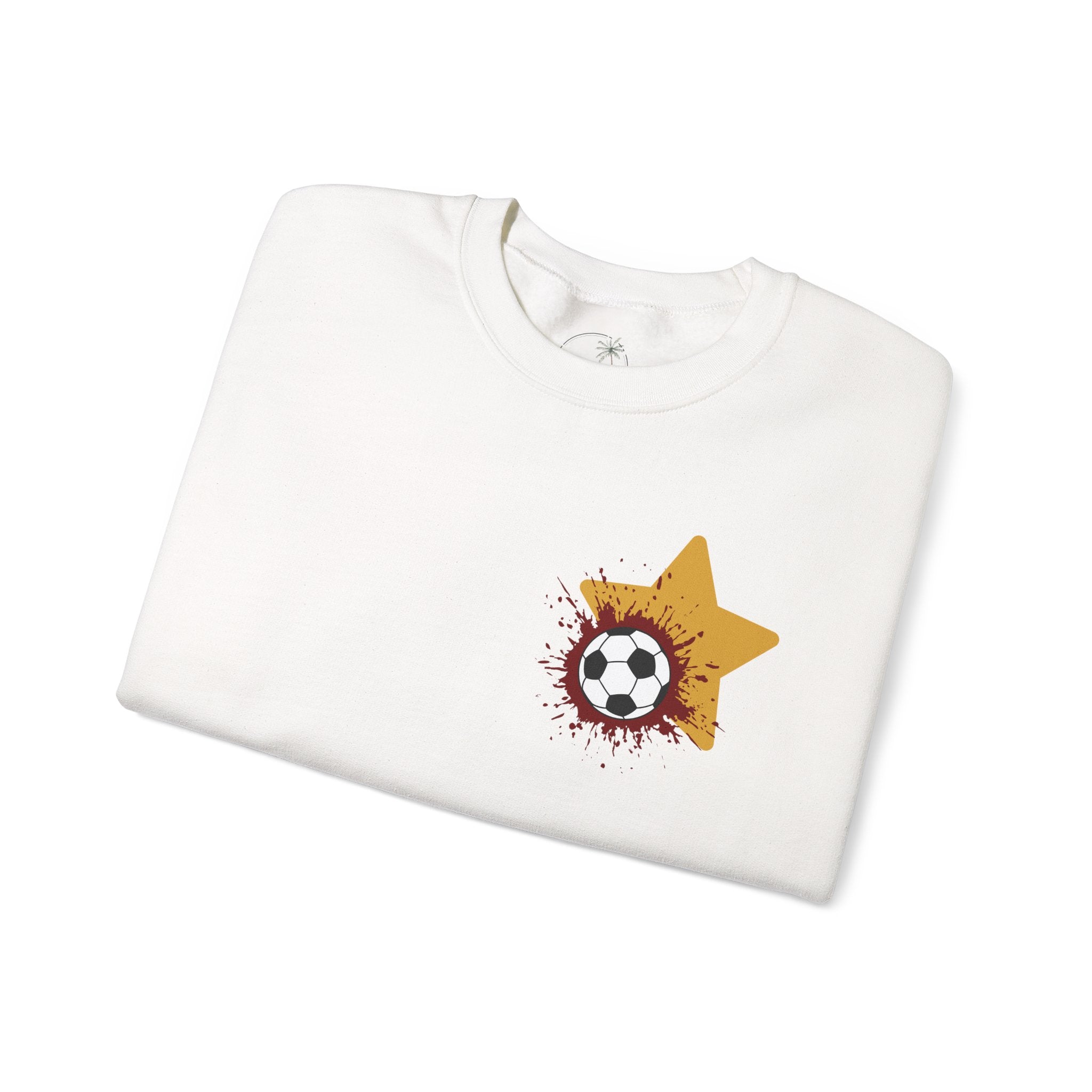 Liberty Soccer Player Crewneck Sweatshirt | My Favorite Player Back Print
