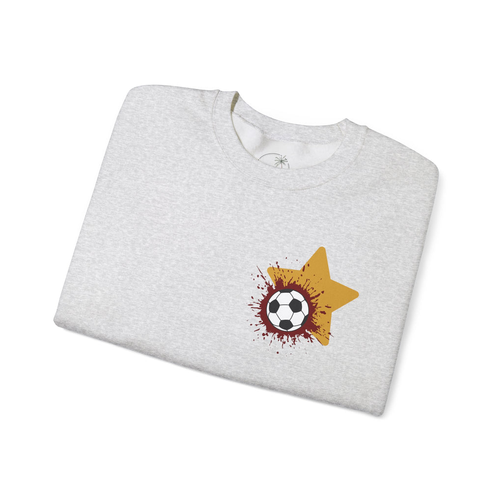 Liberty Soccer Player Crewneck Sweatshirt | My Favorite Player Back Print