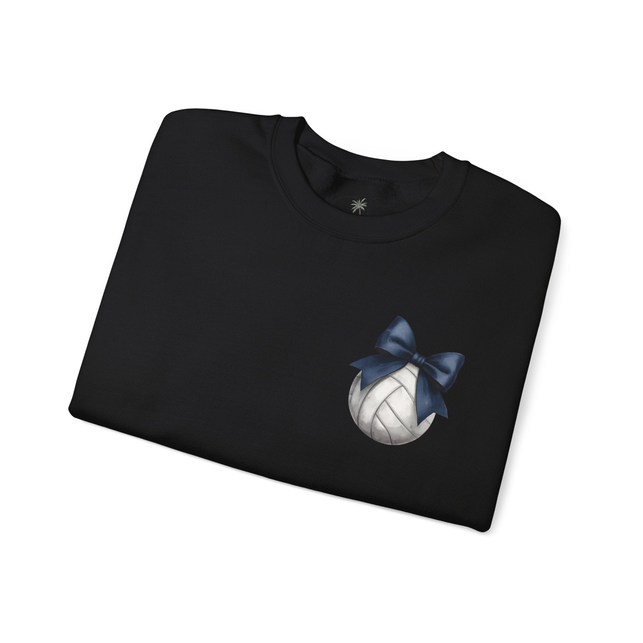 Falcons Freedom with Navy Bow Crewneck Sweatshirt