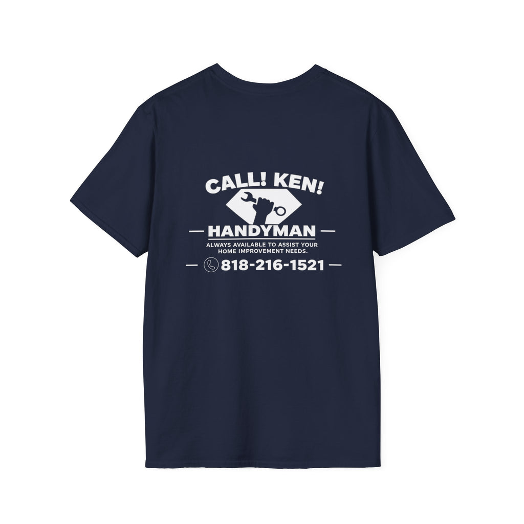 Call Ken! Handyman T-Shirt | Wrench Logo, Retro Trade Shirt