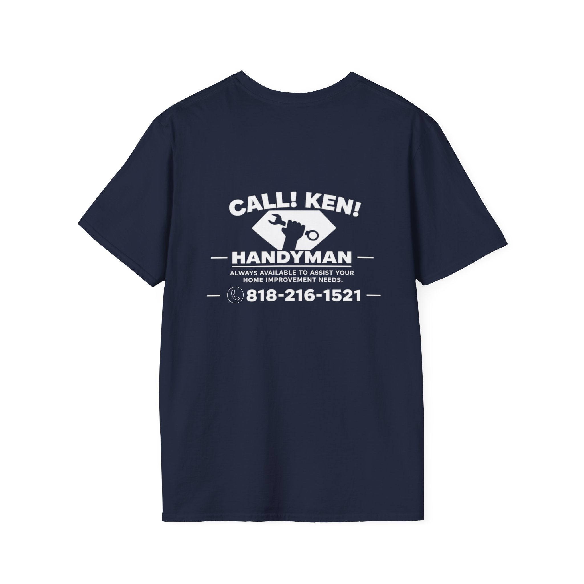 Call Ken! Handyman T-Shirt | Wrench Logo, Retro Trade Shirt