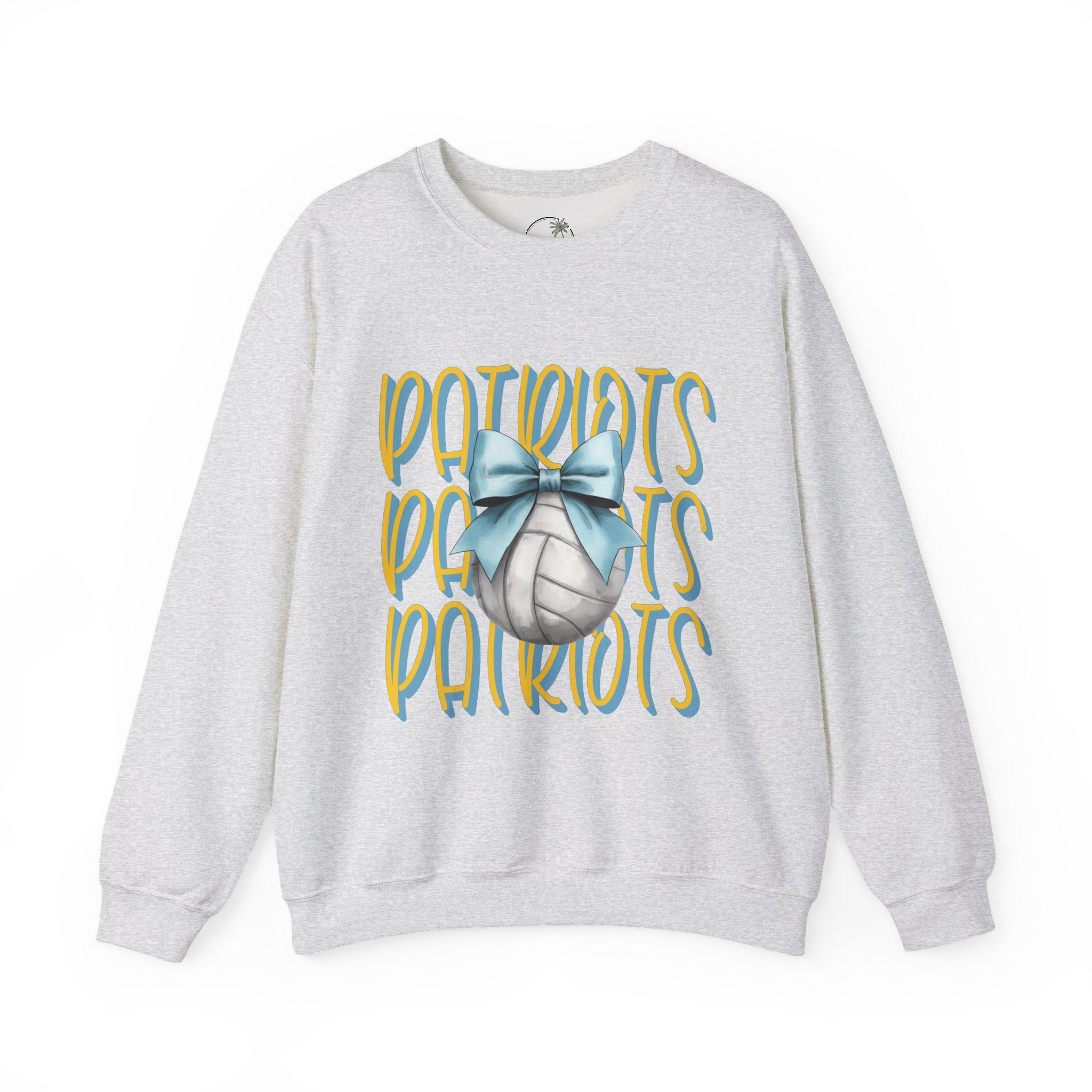 Heritage Patriots Volleyball Bow Crewneck Sweatshirt | Team Fan Apparel