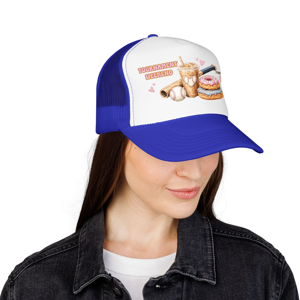 Tournament Weekend Trucker Hat — "Fueled by Coffee & Chaos" Baseball Cap