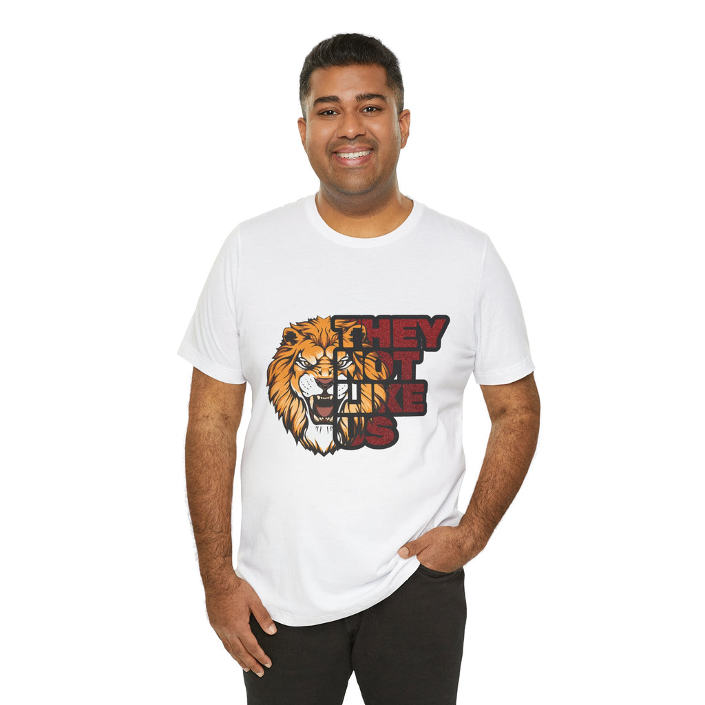 Lion They Not Like Us T-Shirt | Bold Graphic Tee | Sports Fan Pride Shirt | Liberty Lions Tee | Game Day Outfit
